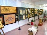 Nakkaş ve Ahşap Oyma Ustası İmam, ilk sergisini açtı.