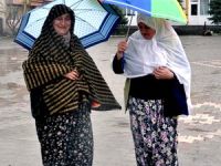 Kütahya'da riskli bölgede beklenen yağmur başladı