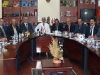 Hidamet Asa, ziraat odalarının başkanlarıyla bir araya geldi.