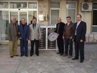Organik alabalık üretimi yapan çiftçilere kuluçka dolabı verildi