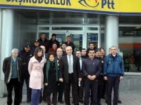 PTT Kütahya personeli eylem yaptı.