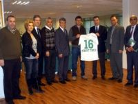 Bursaspor'un alt yapı su sponsoru Korusu oldu