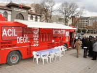 Belediyenin hibe ettiği otobüs, kan bağışlarında kullanılacak