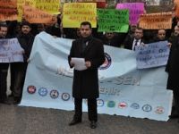 Memur Sen Eskişehir Şubesi, Fransa’yı protesto etti.