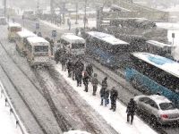 İstanbul’da kar çilesi