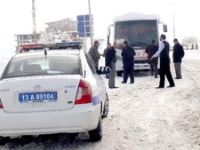 Bozulan aracını benzinle yakmaya kalkıştı