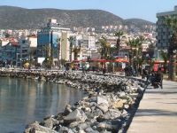 Kuşadası’nda kar gitti, bahar geldi
