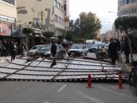 Fırtına İskenderun Körfezinde hayatı olumsuz etkiliyor