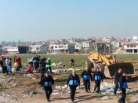 Yunuseli'nde boş arazileri mesken tutan Roman vatandaşlar, gönderildi