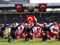 Çocuklar, 23 Nisan kutlamalarında obeziteye dikkat çekti