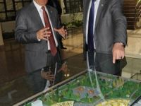 Bursa Valisi Harput, Başkan Mustafa Dündar’ı ziyaret etti.