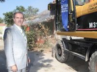 İmar yolu çalışmalarının Yıldırım etabında yıkımlar başladı