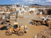 Suları kirleten mermer ocağının faaliyeti durduruldu