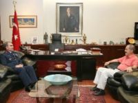 Tümgeneral Şanver’den Büyükerşen’e veda ziyareti