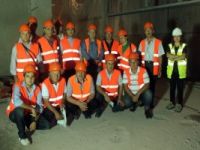 İnşaat mühendisleri Marmaray’a teknik gezi düzenledi.