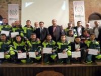 İHH Arama Kurtarma Ekibi sivil savunma sertifikasını aldı