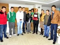 Taraftarlardan Başkan Keskin'e teşekkür ziyareti