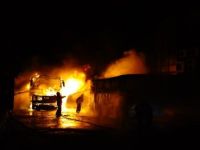 Akaryakıt istasyonundaki yangın korkuttu