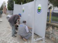 Alanyurt otobüs durakları yenilendi