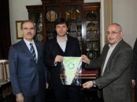 Ertuğrul Sağlam, Başkan Altepe'ye veda etti