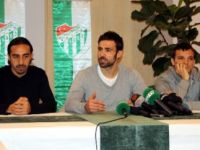 Bursaspor'un kaptanlarından taraftara çağrı: Yanımızda olun