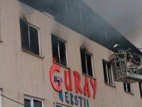 Bursa’da bir fabrikayı kül eden yangın cep telefonu kamerasında