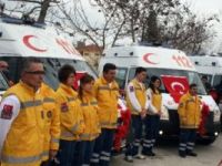 Özel ambulanslar hizmete girdi.