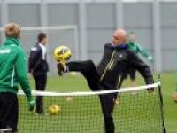 Bursaspor maç günü antrenman yaptı