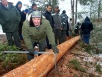 Orman işçilerine ağaç kesme metodu anlatıldı