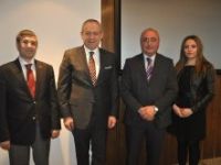 Bursa Kent Konseyi yönetimi, TÜSİAD Başkanı Yılmaz'ı ziyaret etti