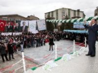 Veysel Eroğlu, İscehisar'de temel atma ve açılış törenlerine katıldı.