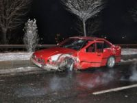 Kütahya'da, 4 araç birbirine girdi: 7 yaralı