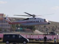 Erdoğan'ın helikopteri havada skorsy ve kobra helikopterleri ile korundu