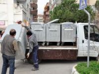 Mudanya’da çöp konteynerleri yenileniyor
