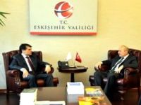 Romen Açılımı Heyeti, Eskişehir Valisi Dr. Kadir Koçdemir'i ziyaret etti.