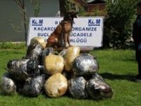 Bursa'da tankerin yakıt tankında esrar ele geçirildi