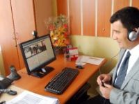 Orhaneli’nde İlçe Milli Eğitim Müdürlüğü e-konferans sistemine geçti