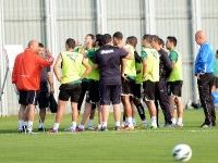 Orduspor maçına hazırlanan Bursaspor'a minikler moral verdi