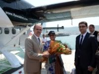 Bursa'dan İstanbul'a deniz uçağı seferinde 2 bininci yolcuya ulaşıldı