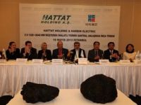 Hattat Termik Santrali için ilk imzalar atıldı.