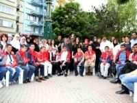 Engelli asker adaylarına kına eğlencesi