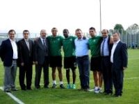 Bursaspor'da Edu ve Ferdinand takımla vedalaştı