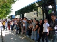 Bursa, Yalova ve Bilecik'ten 3 otobüs dolusu öğrenci Çanakkale'ye gitti