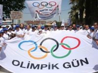 Türkiye , Mersin’de Olimpizm için koşuyor.