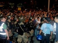 Bursa'da 'Gezi Parkı' protestosu gece yarısında da sürdü