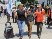 Bursa'da KESK üyeleri Taksim Gezi Parkı için yürüdü