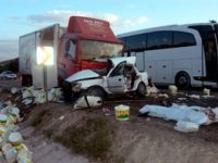 Kütahya'da trafik kazası: 5 ölü 1 yaralı