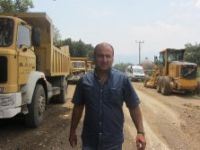 Üreğil yolu genişletiliyor