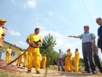 Orman İşletme Şefliği  yangın tatbikatı düzenledi.