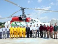 Bursa'nın yangın helikopteri göreve başladı